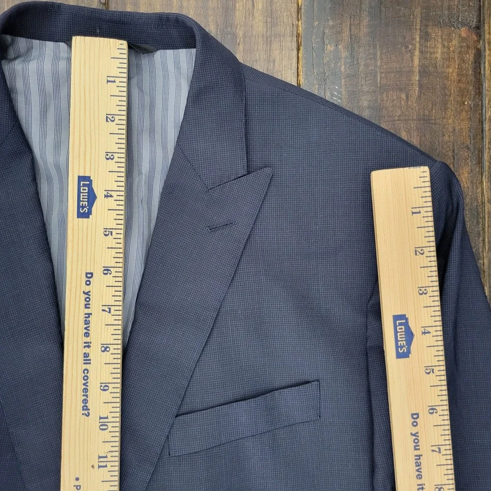 Banana Republic Men's Sport‎ Coat Blazer Suregon Tarbaldo Togna Wool Navy 42R